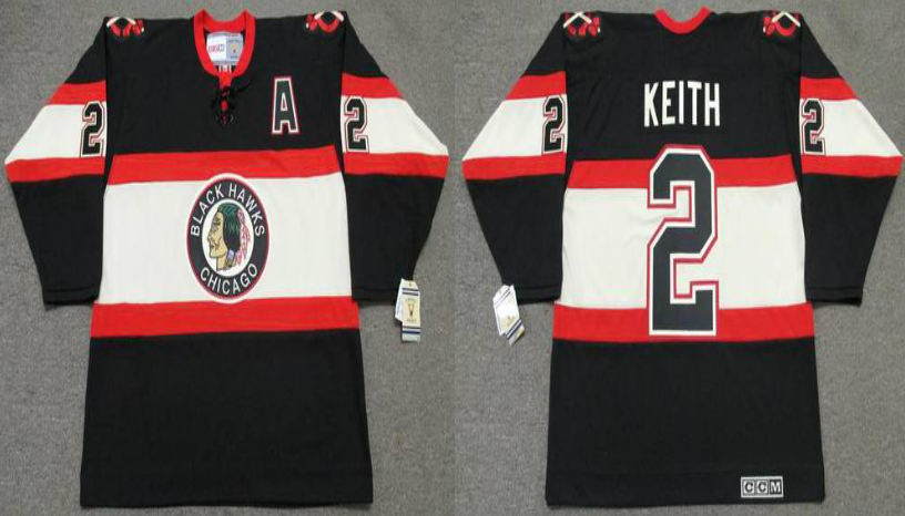 2019 Men Chicago Blackhawks #2 Keith CCM NHL jerseys->chicago blackhawks->NHL Jersey
